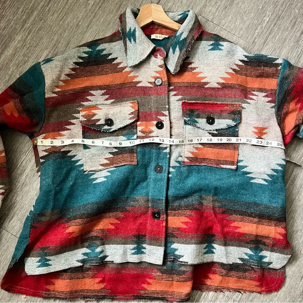 LA MIEL Multicolor Patterned Jacket - Picture 6 of 6